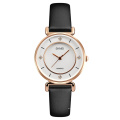 brand name genuine leather wrist watches for women